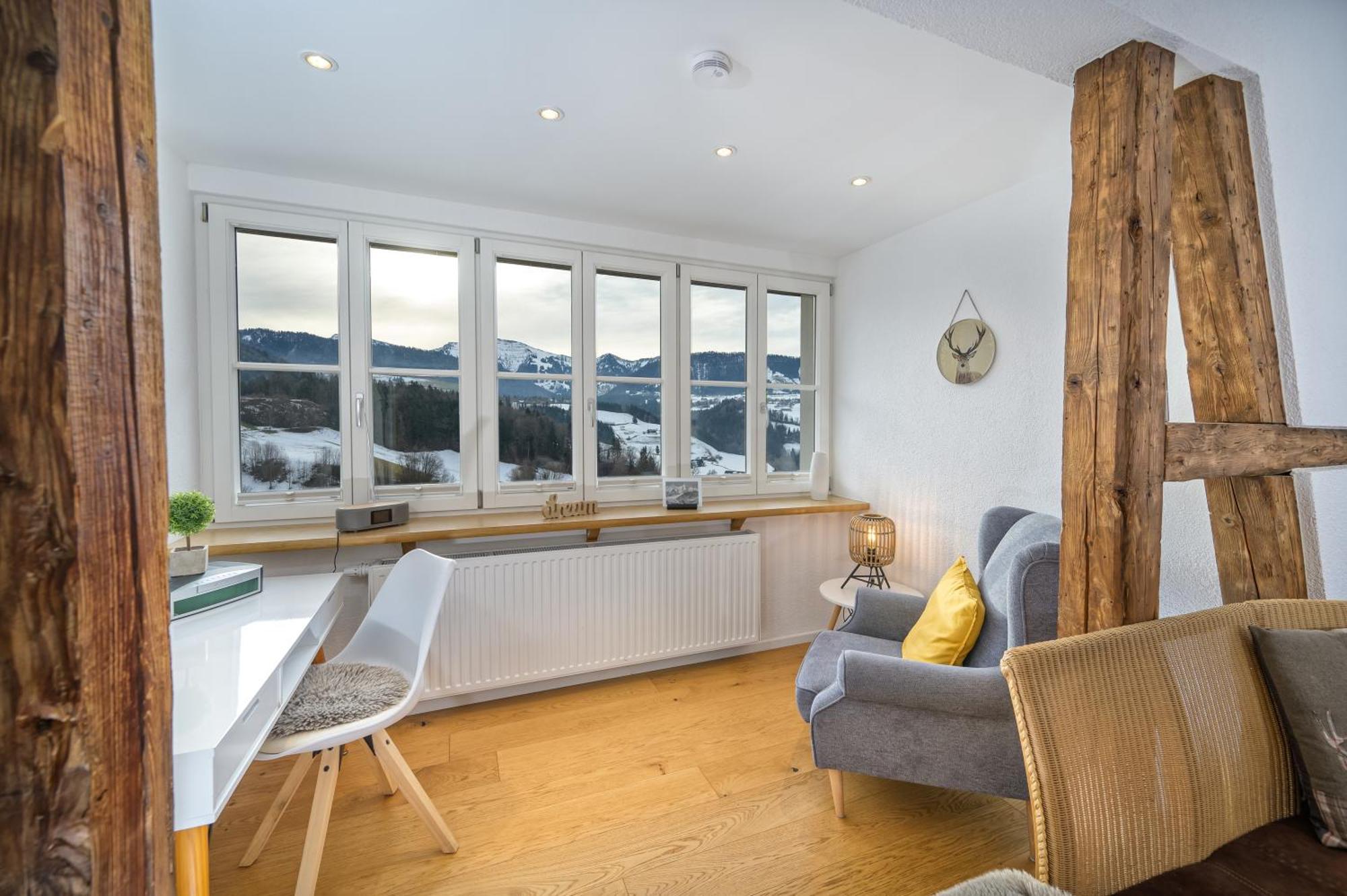 Haus Bergblick "Staufen" Mit 2 Schlafzimmer Oberstaufen Buitenkant foto